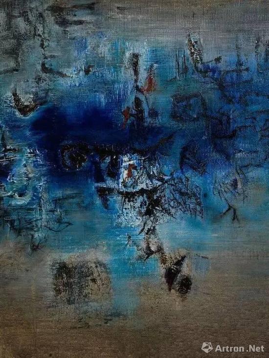 在2017年的巴塞尔艺博会上，赵无极1957年的作品《深水》于列维·戈尔韦画廊成交